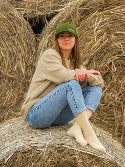 sweter konopny naturalny
