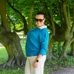 sweter konopny petrol