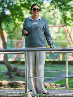 sweter konopny szary