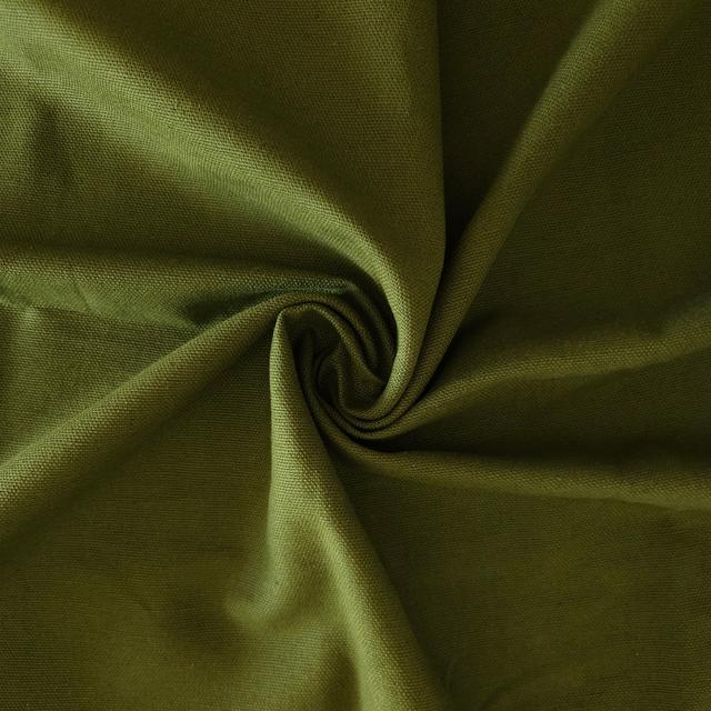 Zdjęcie produktu tkanina bawełniano-konopna zielona