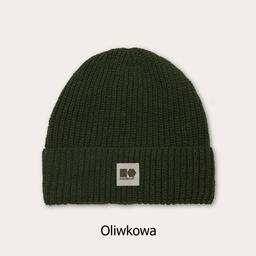 czapka konopno-bawełniana oliwkowa