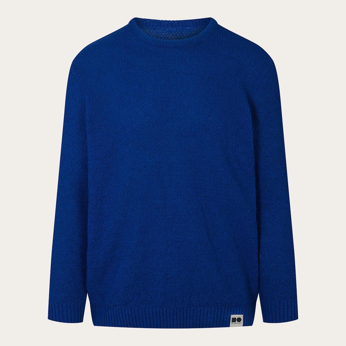 sweter konopny granatowy