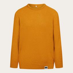 sweter konopno-bawełniany musztardowy