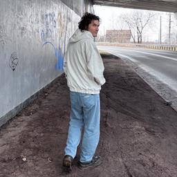 jeansy konopno-bawełniane jasnoniebieskie