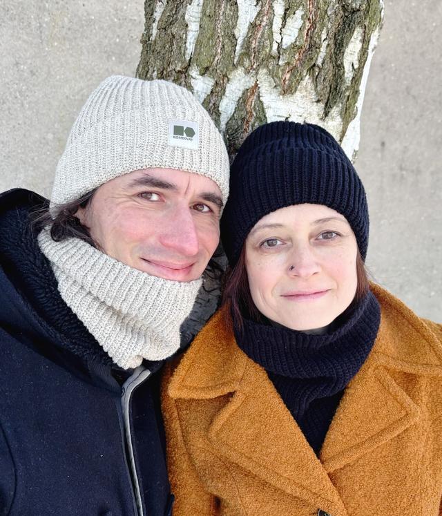 komin zimowy konopno-bawełniany