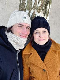 komin zimowy konopno-bawełniany