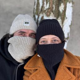 komin zimowy konopno-bawełniany