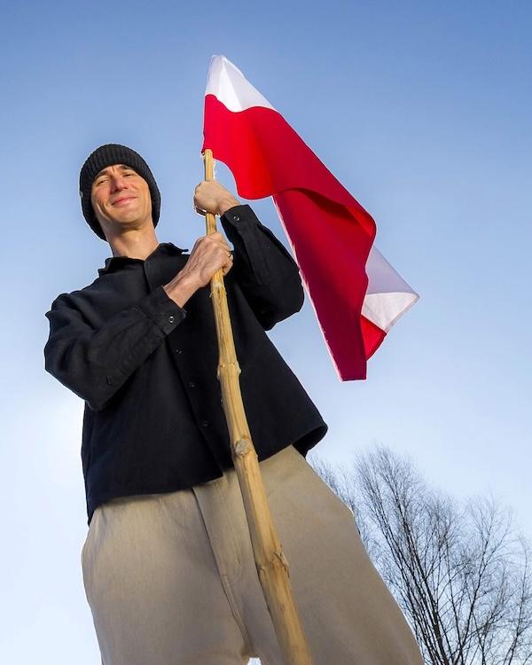 konopna flaga Polski