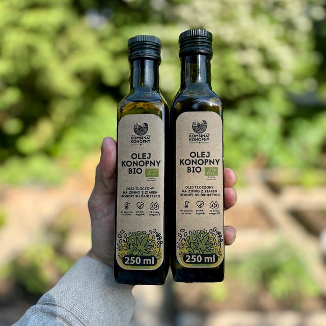 Zdjęcie produktu olej konopny bio