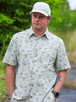 2.koszula-bawelniano-konopna-na-krotki-rekaw-z-nadrukiem-w-liscie