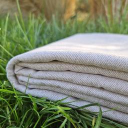 tkanina konopno-bawełniana splot skośny jeans