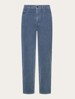 jeansy konopno-bawełniane ciemnoniebieskie