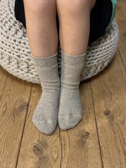 skarpetki dziecięce naturalne konopno-bawełniane