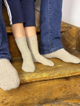 skarpetki dziecięce naturalne konopno-bawełniane