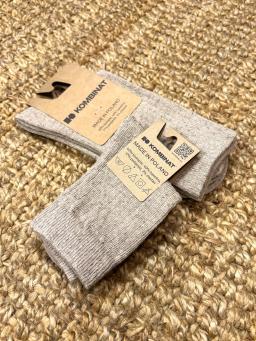 skarpetki dziecięce naturalne konopno-bawełniane