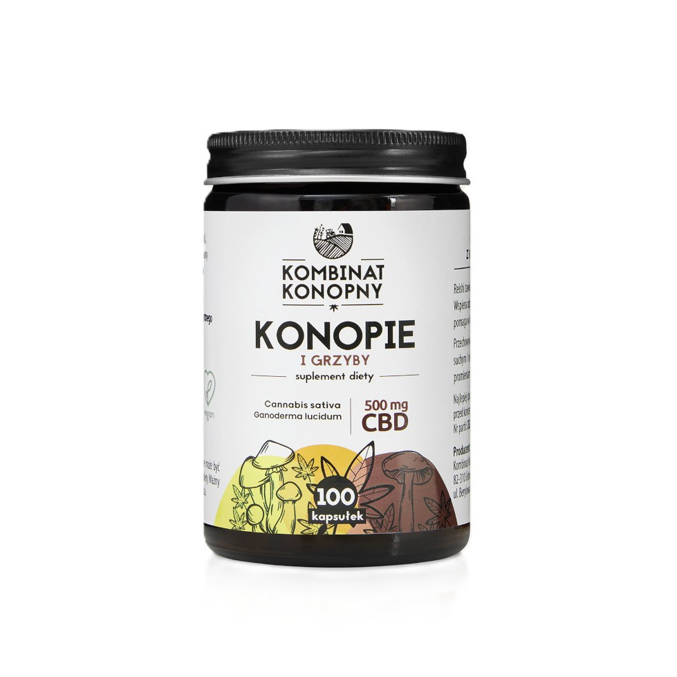 Konopie i grzyby 500 mg CBD