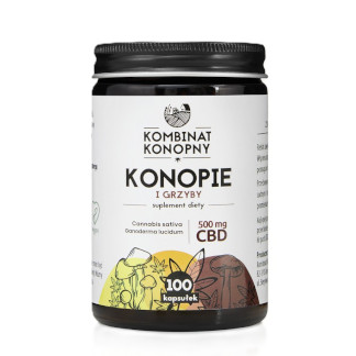 Konopie i grzyby 500 mg CBD