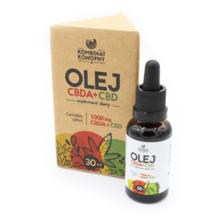 Olej RAW CBDA i CBD 1000 mg