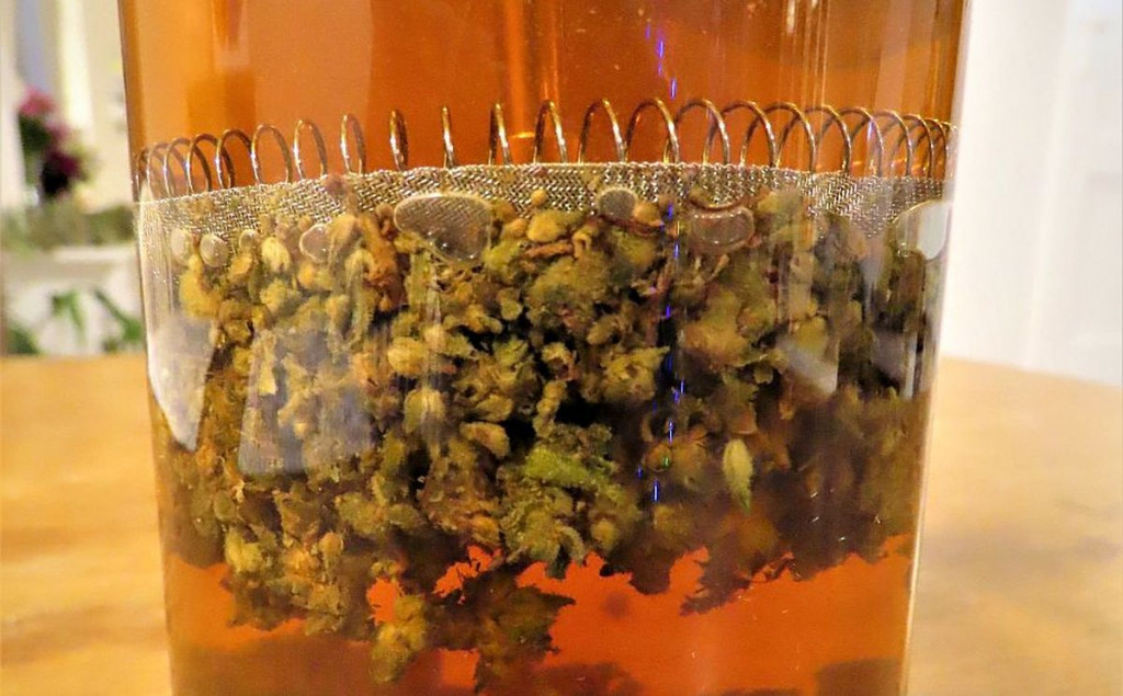 Marihuana z odzysku: nalewka z suszu po waporyzacji