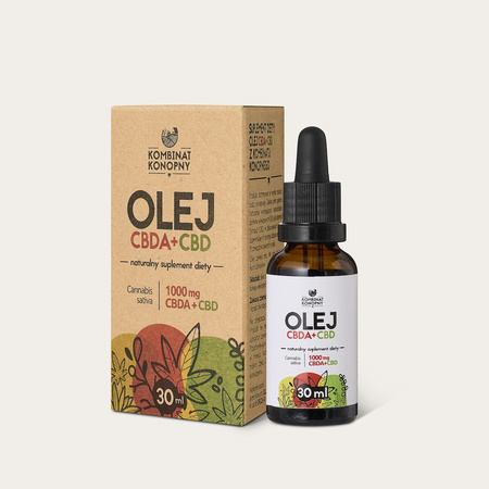 3xOLEJ CBDA+CBD 1000 mg suplement diety