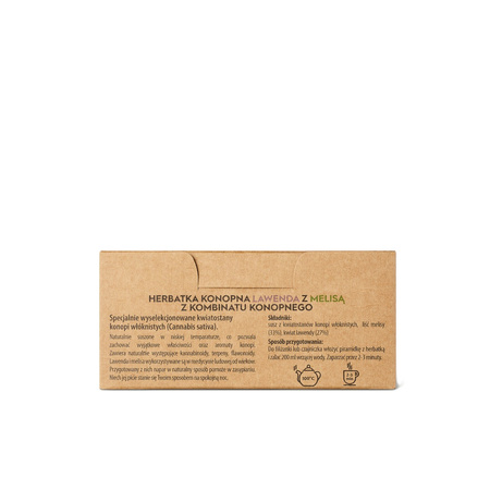 Herbatka konopna 30 g - lawenda z melisą