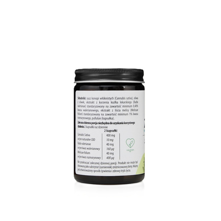 Zioła na dobry nastrój 500 mg CBD - suplement diety 100 kapsułek