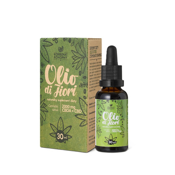OLIO DI FIORI 2000 mg CBDA + CBD suplement diety