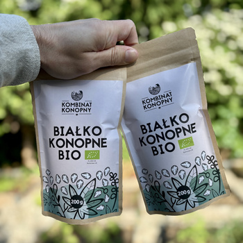 2xBiałko konopne BIO 200 g