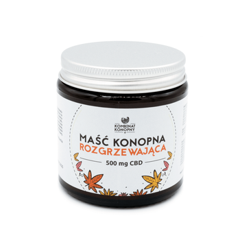 Maść konopna rozgrzewająca 500 mg CBD - 100 g