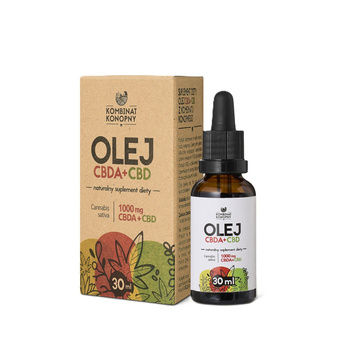 OLEJ CBDA+CBD 1000 mg suplement diety