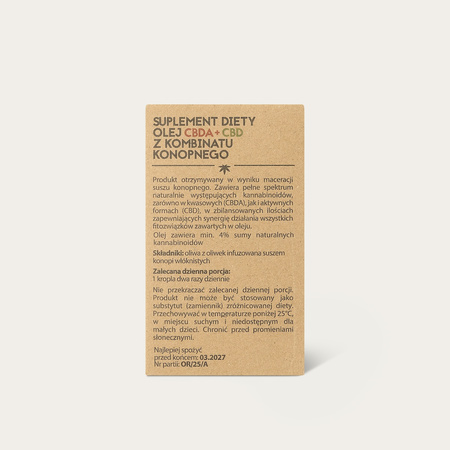 3xOLEJ CBDA+CBD 1000 mg suplement diety