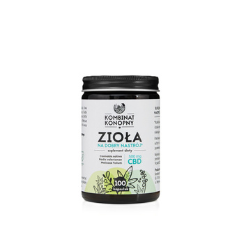 Zioła na dobry nastrój 500 mg CBD - suplement diety 100 kapsułek