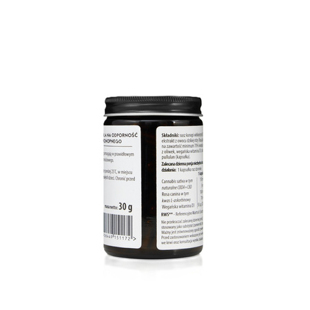 Zioła na odporność 500 mg CBDA+CBD - suplement diety 100 kapsułek